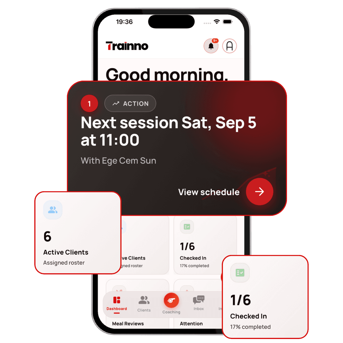 Trainno — Check-ins